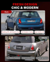 LED Tail Light Smoked Lens for Mini Cooper 2001-2007 Car Interior Accessory iJDM