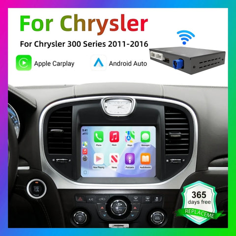 Wireless CarPlay Android Auto Retrofit Module for Chrysler 300 CarPlay Retrofit Module LEXXSON