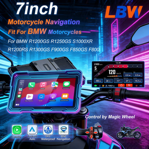 CarPlay Adapter with Wireless GPS for BMW R1200GS CarPlay Adapter LBW