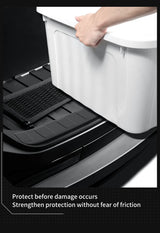 Tesla Cybertruck 2024-2026 Front Trunk Threshold Strip Bumper Protective Cover Pickup Trunk Guard Strip Car Accessory