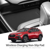 Subaru Crosstrek 2025 Car Anti-Slip Pad Silicone Center Console Wireless Charger Interior Accessories Black Car Interior Acce