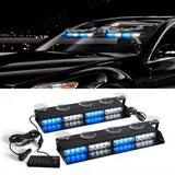 32 LED Emergency Strobe Light Bar Universal Windshield
