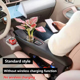 For Leapmotor T03 20-25 Car Leather Armrest Box Central Console Storage Wireless Fast Charging Armrest Organizer Accessories