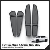 SMABEE for Tesla Model Y/YL Launch 2025 2026 Juniper Door Handle Storage Pad Front Rear Door Holder Tray Accessories Organize