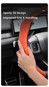 Nio Advanced Suede Snap-On Steering Wheel Covers