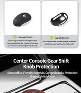 Leather Gear Shift Knob Cover For GAC Trumpchi M8/E9 Zongshi Series | Anti-Scratch Shifter Boot Protector Car Interior Access