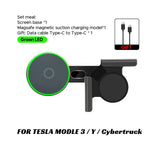 Foldaway Car Phone Mount Holder Magnetic Compatible with MagSafe for Tesla Model Y LAUNCH 2026 2025 / 3 HIGHLAN 2024 BYD Atto 3