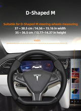 Carbon Fiber Leather Cover for Tesla Model 3 Y X S