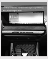 For BMW X3 G45 G48 (2025-) Under The Central Control Instrument Panel Screen Trim Stickers Interior Accessory Made of Alcanta