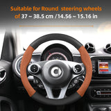 Suede Carbon Fiber Wheel Cover for Smart Fortwo