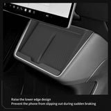 For Tesla Model Y Standard RWD 2026 2025 Center Console Wireless Charging Anti-Slip Pad Silicone Phone Anti Dirt Pad Car Inte
