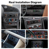 Retro Style 1Din MP3 Radio Bluetooth 5.1 EQ Fast Charge