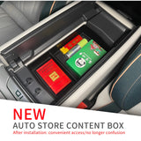 SMABEE for VW ID.7 Armrest Storage Box Car Central Tray Organizer Accessories Tidying Black Armrest Box Storage smabee