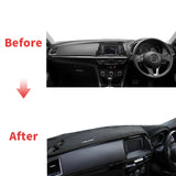 Custom Fit Dashboard Cover Mat for Mazda 6 Atenza 2013–2015 Dashboard Mat CATUSIKI