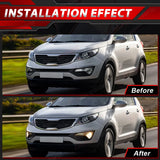Halogen Fog Lights w/ DRL for Kia Sportage 2010-2013 Car Interior Accessory MAGIC COLORM
