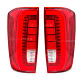 LED Tail Lights Assembly for Nissan Navara NP300 Car Interior Accessory MAGIC COLORM Red Lens