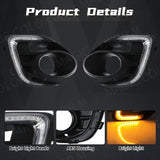 Fog Lights with DRL for Mitsubishi Lancer 2015-2017 Car Interior Accessory MAGIC COLORM