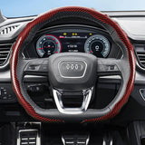 Wave Carbon Fiber Wheel Cover for Audi