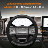 Suede Matte Carbon Fiber Steering Cover for GMC Sierra