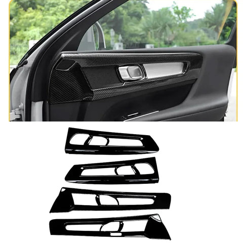 Glossy Door Decoration Trim for Volvo XC40 C40 Car Interior Accessory LINGLUYANG