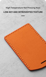 Goatskin Car Card Key Protective Cover NFC Induction Card Key Case All Car Card Key Universal Protective Cover Keychain Car A