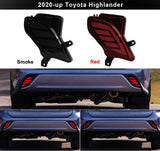 LED Rear Bumper Light Turn Signal for Toyota Highlander 2020 2021 LED Ambient Light MAGIC COLORM