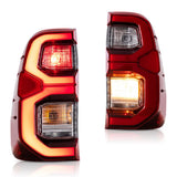 LED Tail Lights Smoked for Toyota Hilux 2015-2022
