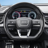Wave Carbon Fiber Wheel Cover for Audi