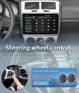 Android 15 Multimedia Stereo with GPS for Dodge Caliber 2007–2012