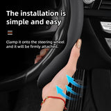 Breathable Leather Steering Wheel Cover for Leapmotor T03 C10 Car Interior Accessory Hocasen