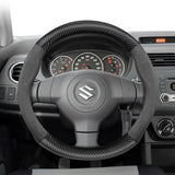 Suede Matte Carbon Fiber Cover for Suzuki Swift Car Interior Accessory Hocasen