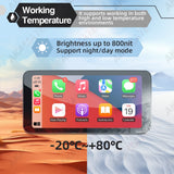 Wireless CarPlay Monitor 6.5 Inch for Motorcycles