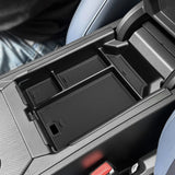 BMW X3 2025 Central Console Armrest Storage Box Stowing Tidying Car Organizer Interior Accessories Black ABS Car Interior Acc