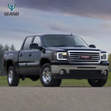 LED 2nd Gen Headlights for GMC Sierra 2007-2013 LED Ambient Light Vland