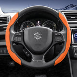 Suzuki Suede Sport Split Snap-On Steering Cover