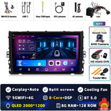 Android 15 QLED Multimedia Stereo for VW Polo VI Jetta MK7