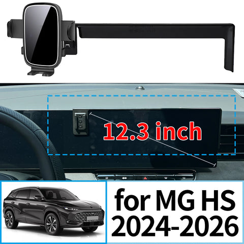 Magnetic Wireless Charging Phone Mount for MG HS EHS Car Phone Holder CATUSIKI