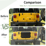 Trunk Tailgate Storage Shelf for Jeep Wrangler TJ Car Interior Accessory HEBE