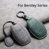 Car Key Cover For Bentley Bentayga 2017-2021 2AHMV-YK1 Leather Car Key Case Cover For Bentley Car Key Cover OEM