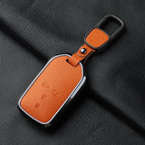Metal and Leather Car Key Case Cover for Honda CRV and Civic Models