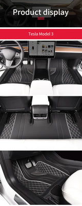 Custom Floor Mats Waterproof Liners for Tesla Model 3