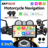 6 Inch Motorcycle GPS DVR with Quick Release Bracket