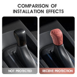 Car Silicone Gear Shift Knob Cover For Corolla / Camry / Avalon Anti-Slip Lever Shifter Boot Interior Premium Tuning Accessor