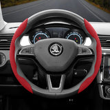 Anti-Slip Segmented Steering Wheel Cover for Skoda Cars