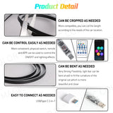 RGB APP Control Lighting for Tesla & Universal Car LED Ambient Light MAGIC COLORM