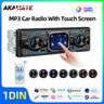 1Din Touch Screen MP3 Car Radio Bluetooth Stereo