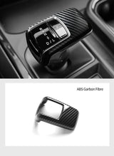 Carbon Fiber For Chevrolet Silverado (2022-2023) Gear Shift Knob Cover Lever Shifter Boot