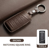 Leather Car Key Case Cover For GAC Trumpchi GA6 SGS7 GA4 GS5 GS3 GS4 GM8 GA3 Legend GS8 Empow J14 J15 J16 J11 J12 J13 Keychain