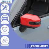 Red ABS Mirror Cover for Jetour Traveler T2 2023 Car Interior Accessory HEBE