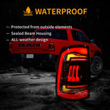Vland LED Tail Lights Amber Signal for 09-18 Ram